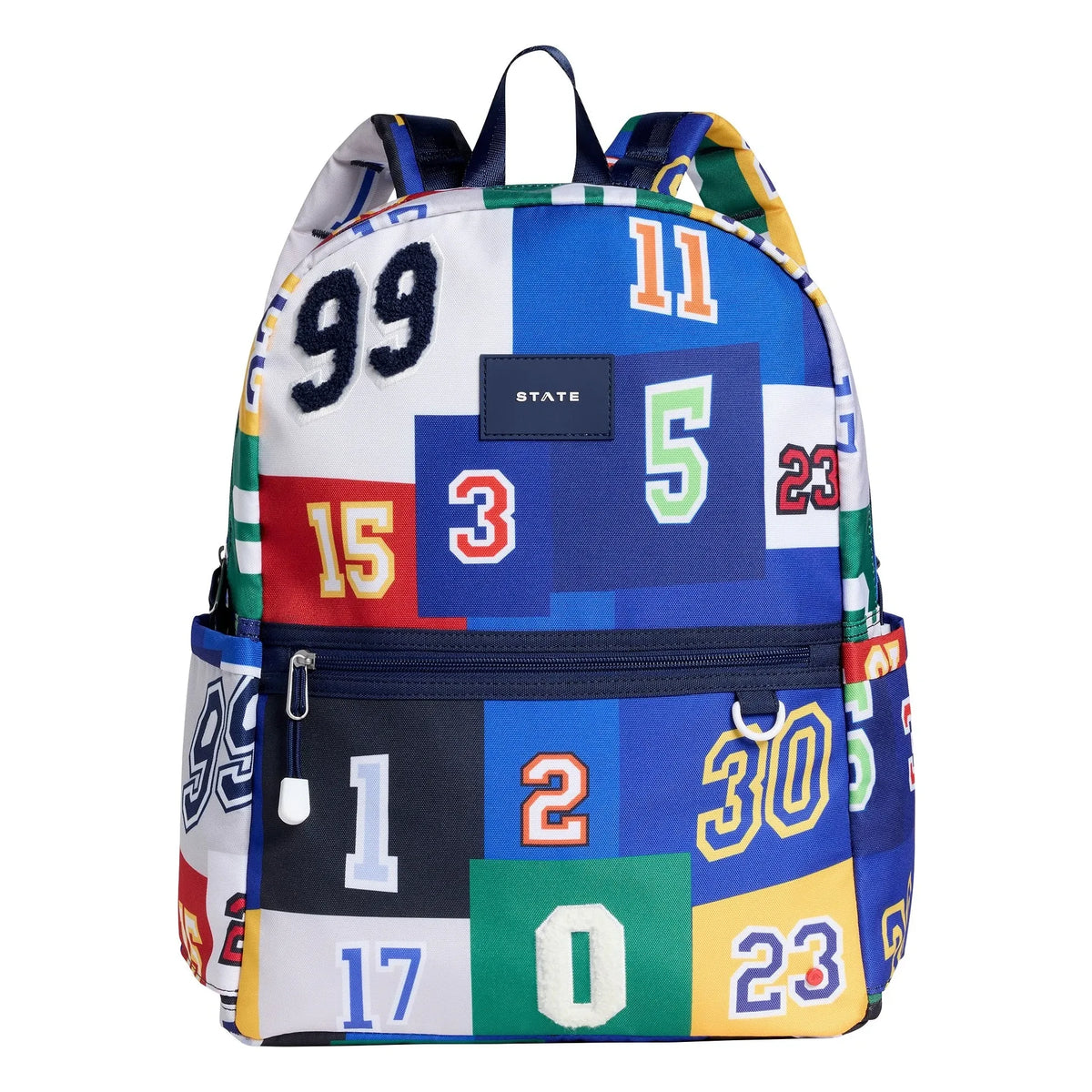 State Bags - Double Pocket Backpack Kane Nombres | Blue
