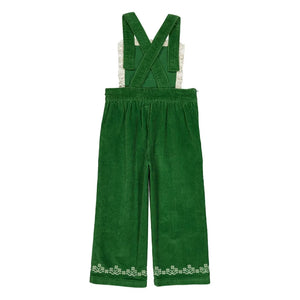 Hello Simone - Missy Fitted Velvet Overall | Green