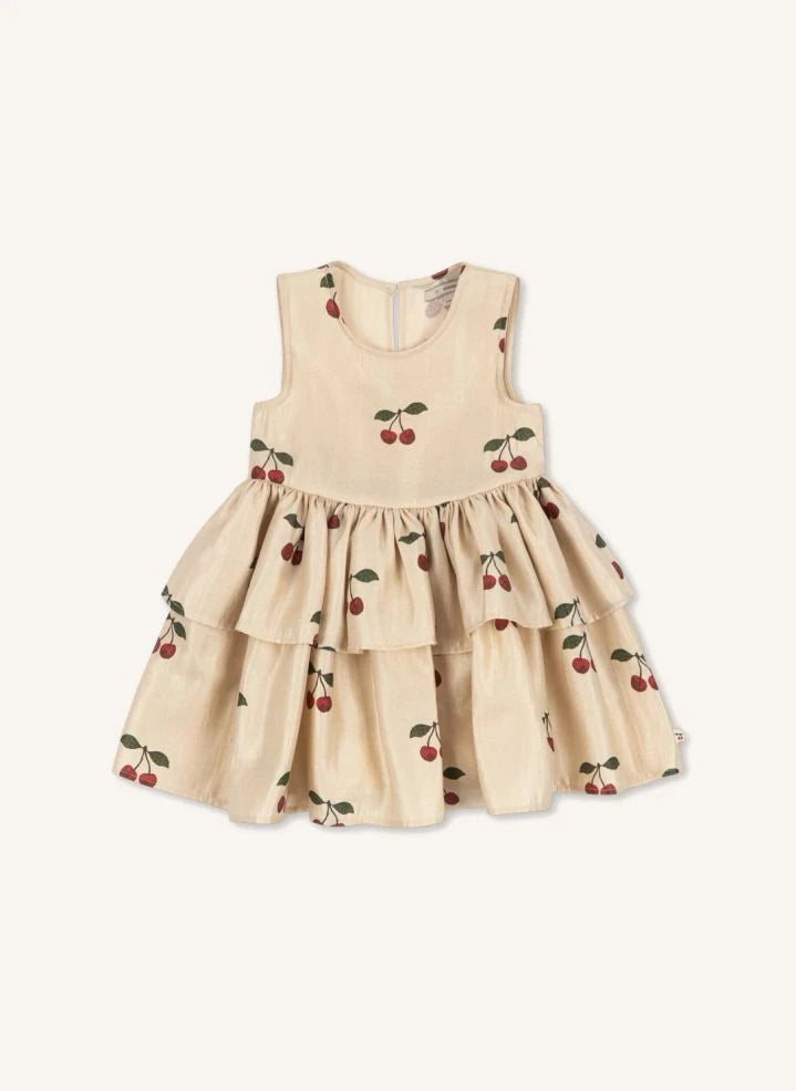 Konges Sløjd - Fanya Cherry Shimmer Dress | Gold
