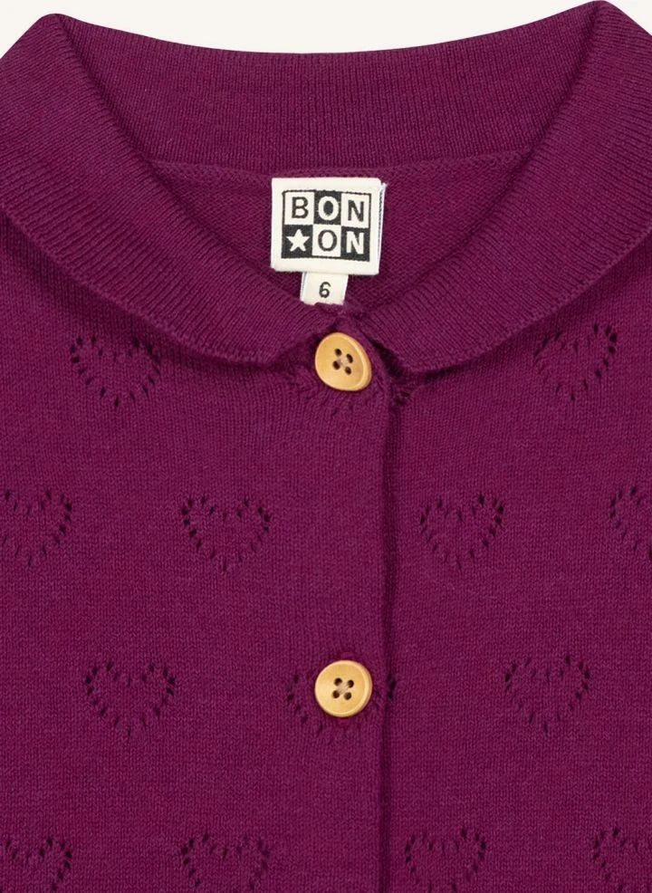 Bonton - Lilou Cardigan | Purple