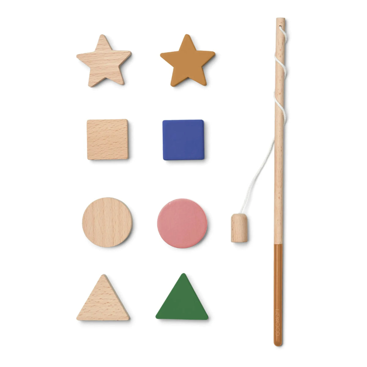 Liewood - Sebastian Wooden Fishing Game | Blue