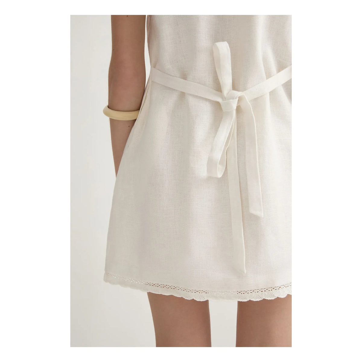 Posse - Effi Linen Dress | Cream