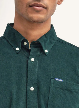 Barbour - Ramsey Velvet Shirt | Chrome Green