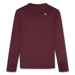 AO76 - Finley Flip Recycled Cotton T-Shirt | Burgundy