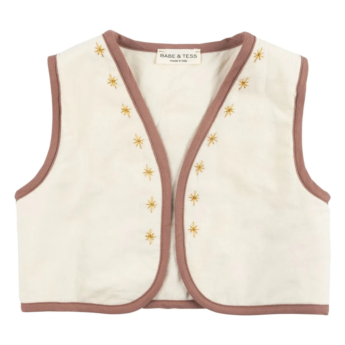 Babe & Tess - Stars Vest | Off-White