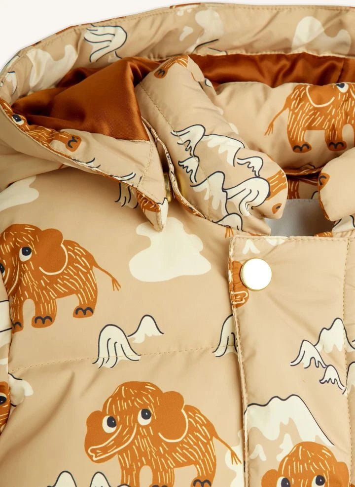 Mini Rodini - Mammoth puffer jacket | Beige