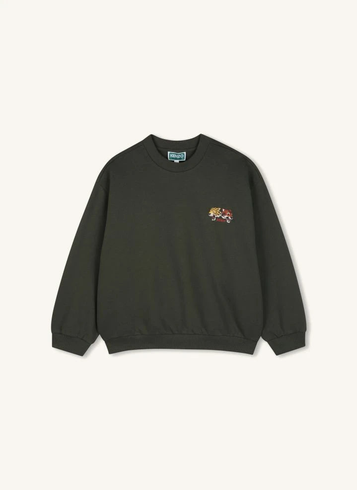 Kenzo - Kenzo Tigres sweater | Charcoal gray