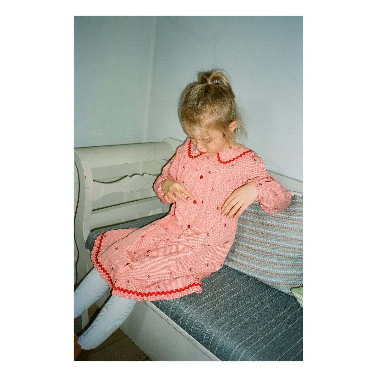 Flöss - Sonja Vichy Dress | Pink