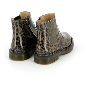 Pom d'Api - Sid Jodzip Leopard Boots | Brown