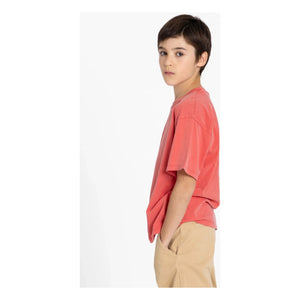 Smallable Kid - Nils Organic Cotton T-Shirt | Dark Red