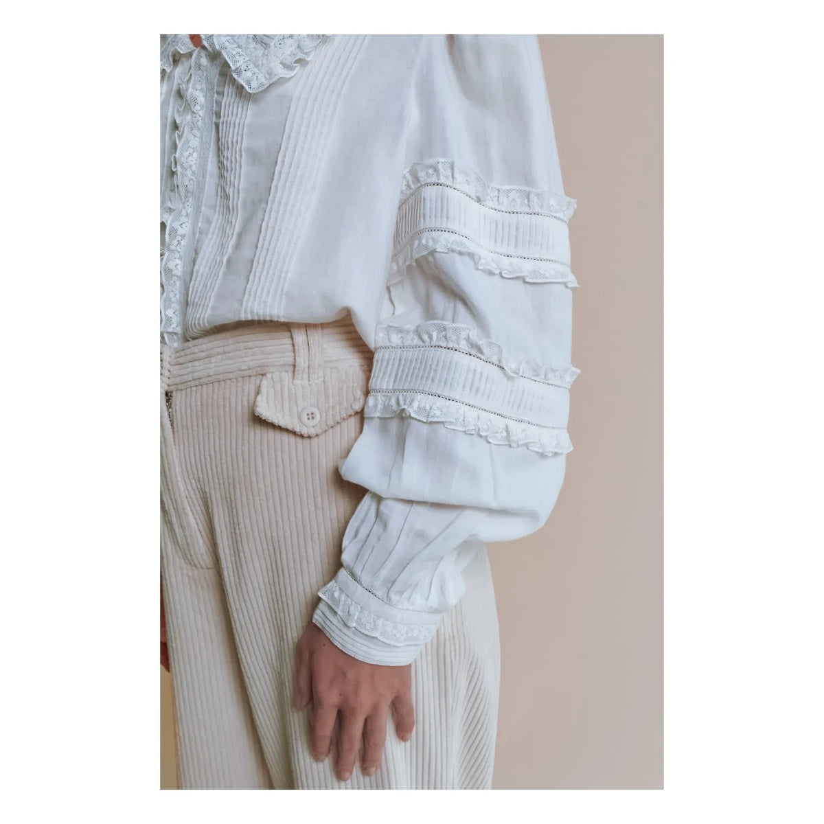 Emile et Ida - Vintage Ecume Blouse | Ecru