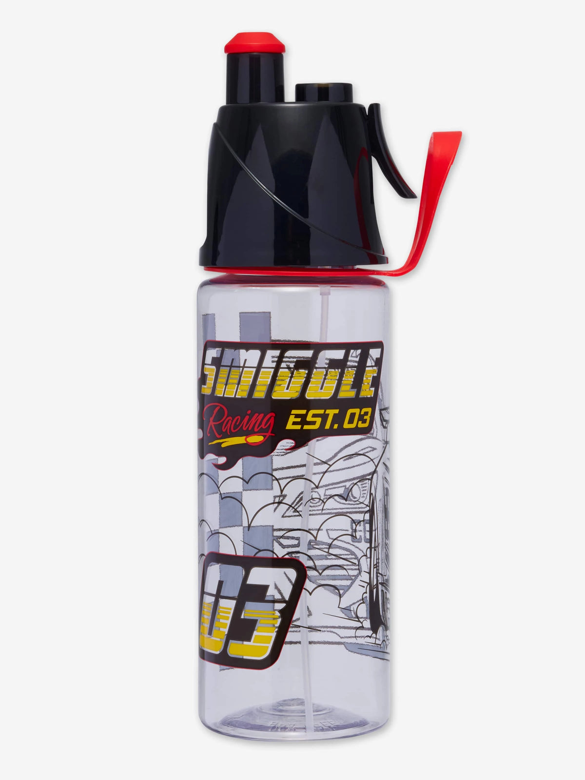 Smiggle - Pit Stop 560ML Water Spray Bottle