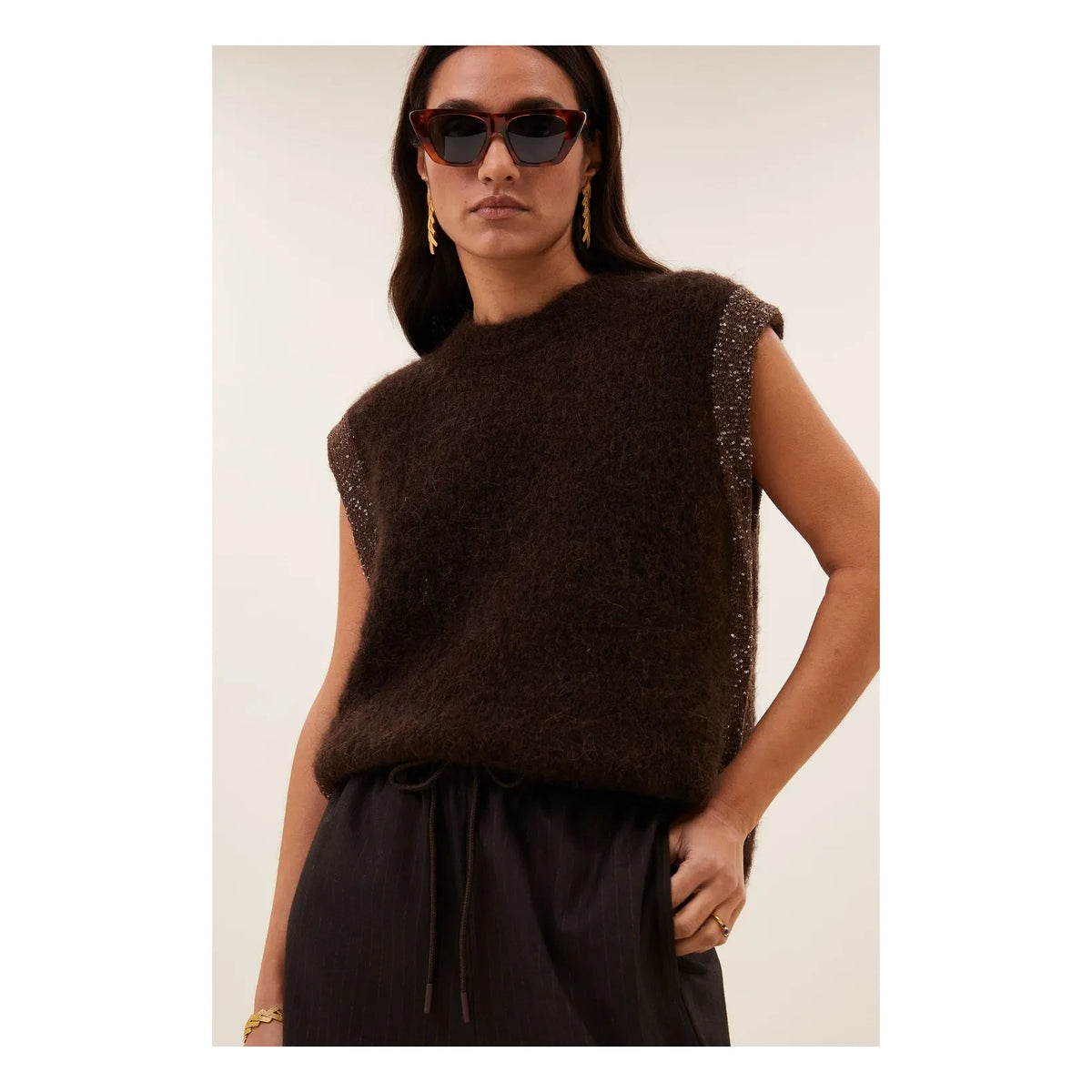 By Bar - Noby Alpaca Sweater | Chocolate