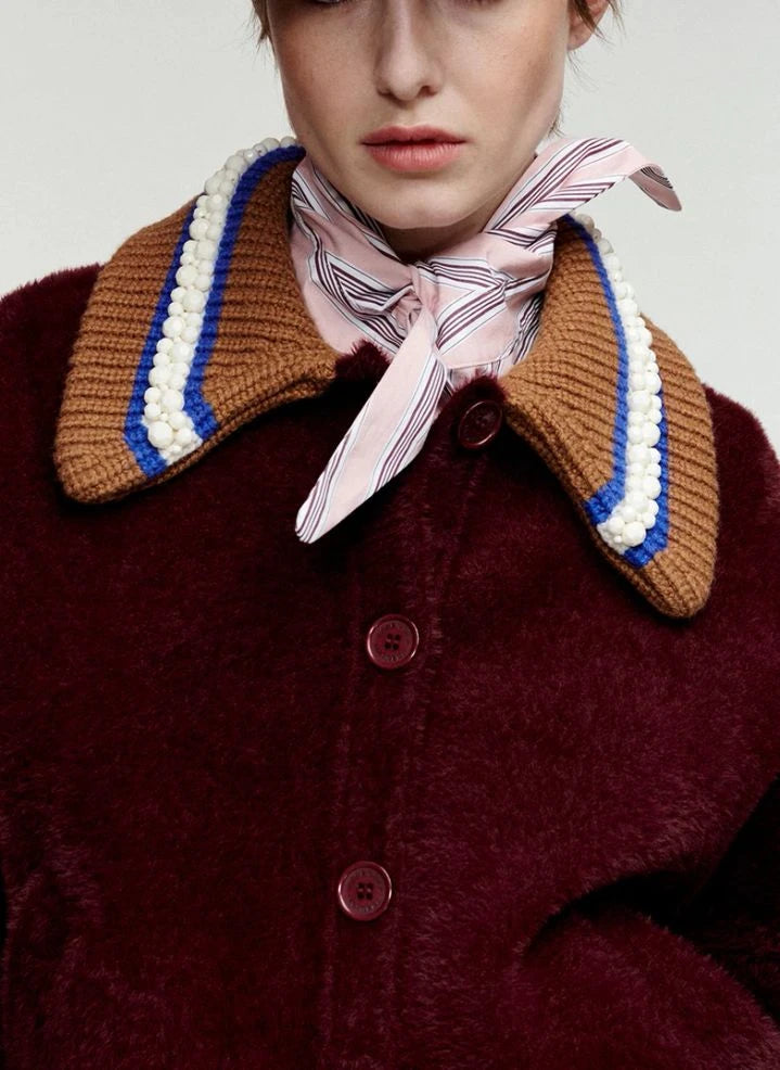 Essentiel Antwerp - Kamore Cardigan | Burgundy
