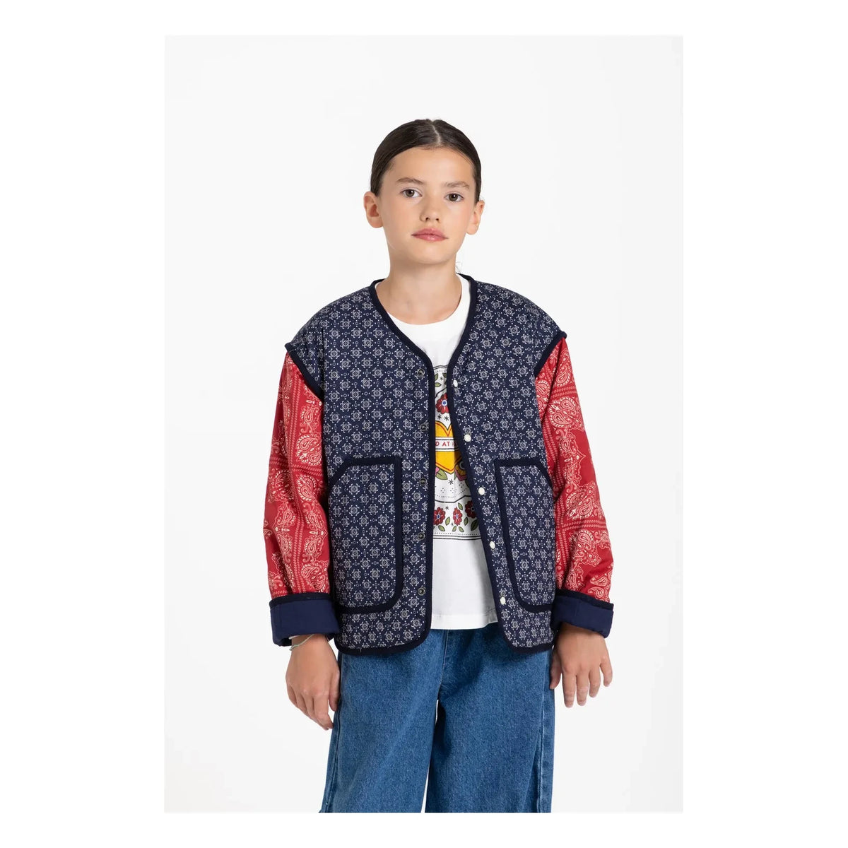 Hundred Pieces - Malya Bandana Jacket | Indigo Blue