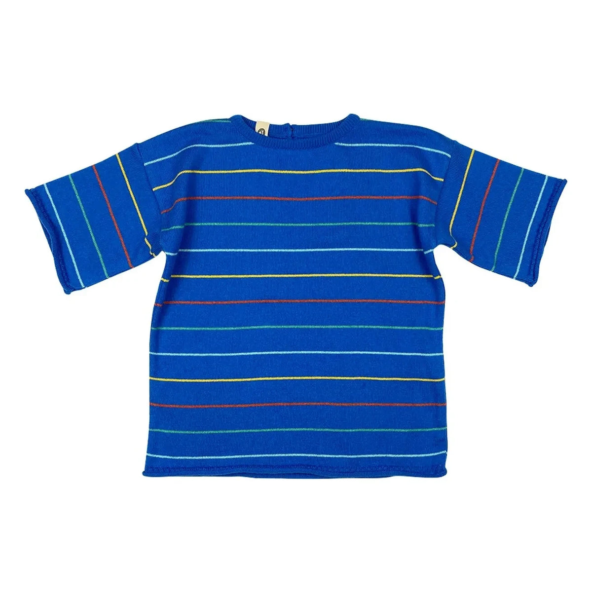 Bayiri - Botanik Striped Organic Cotton T-Shirt | Blue