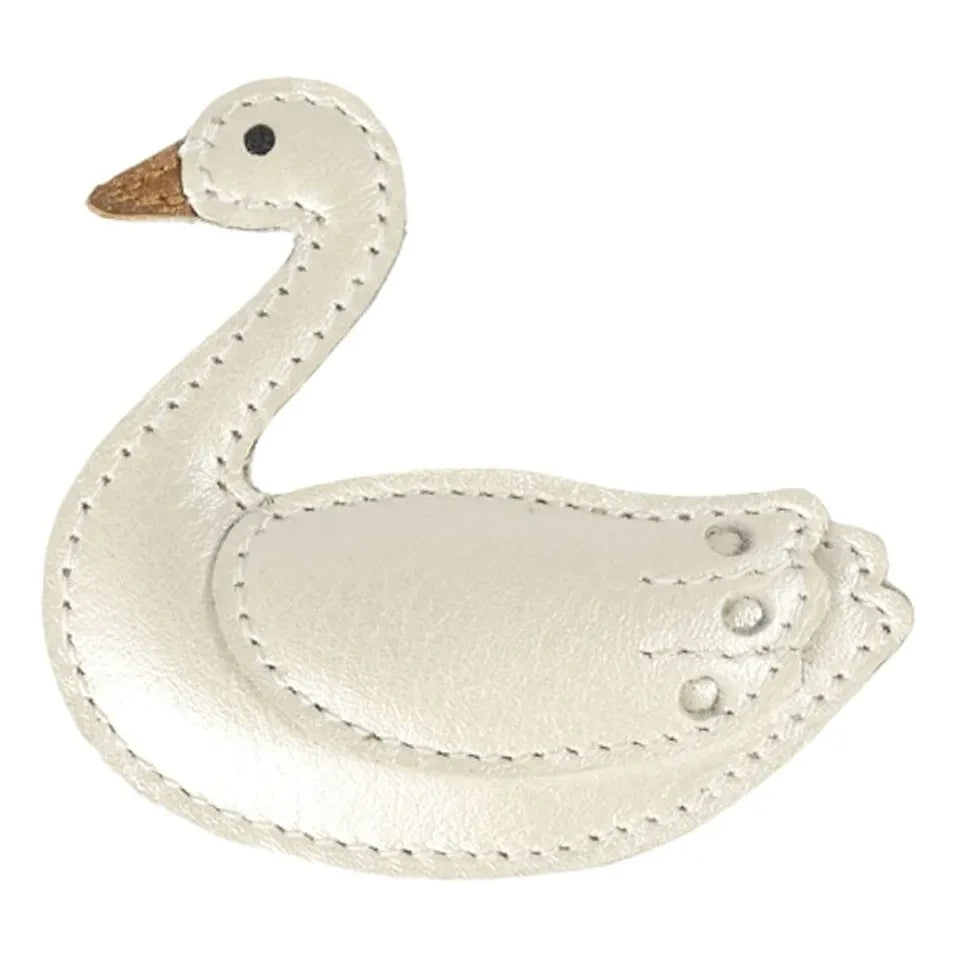 Donsje - Chiem Cygne Irisée Hair Clip | White