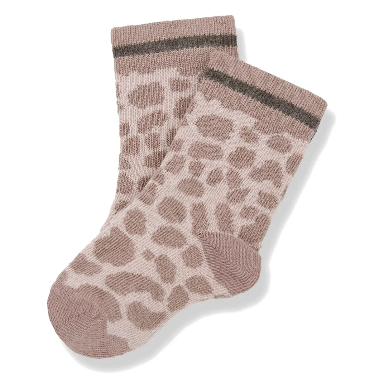 1+ in the family - Trieste Leopard Socks | Nude
