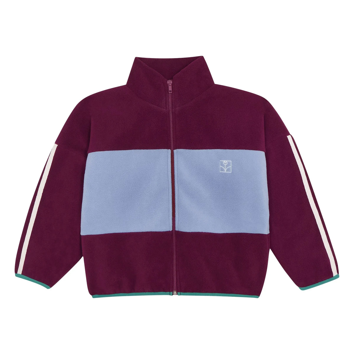 The Campamento - Color Block Sweatshirt | Bordeaux