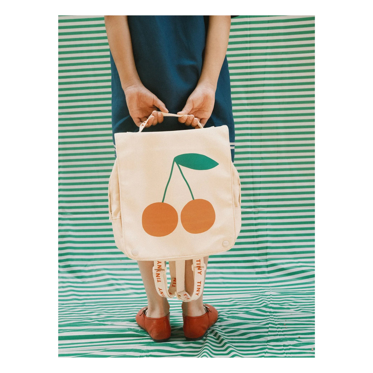Tinycottons - Cerises Backpack | Yellow