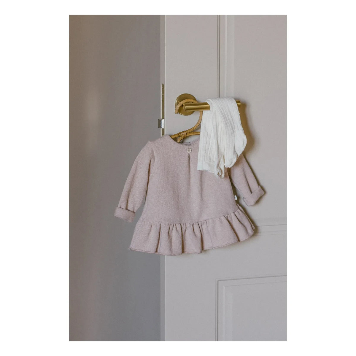 1+ in the family - Ayara Ribbed Tights | Ecru
