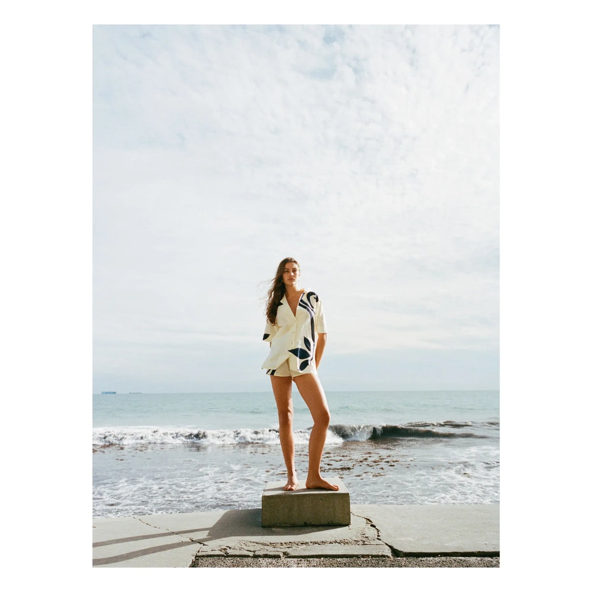 Soleil Soleil - Margot Silk Shirt | Ecru