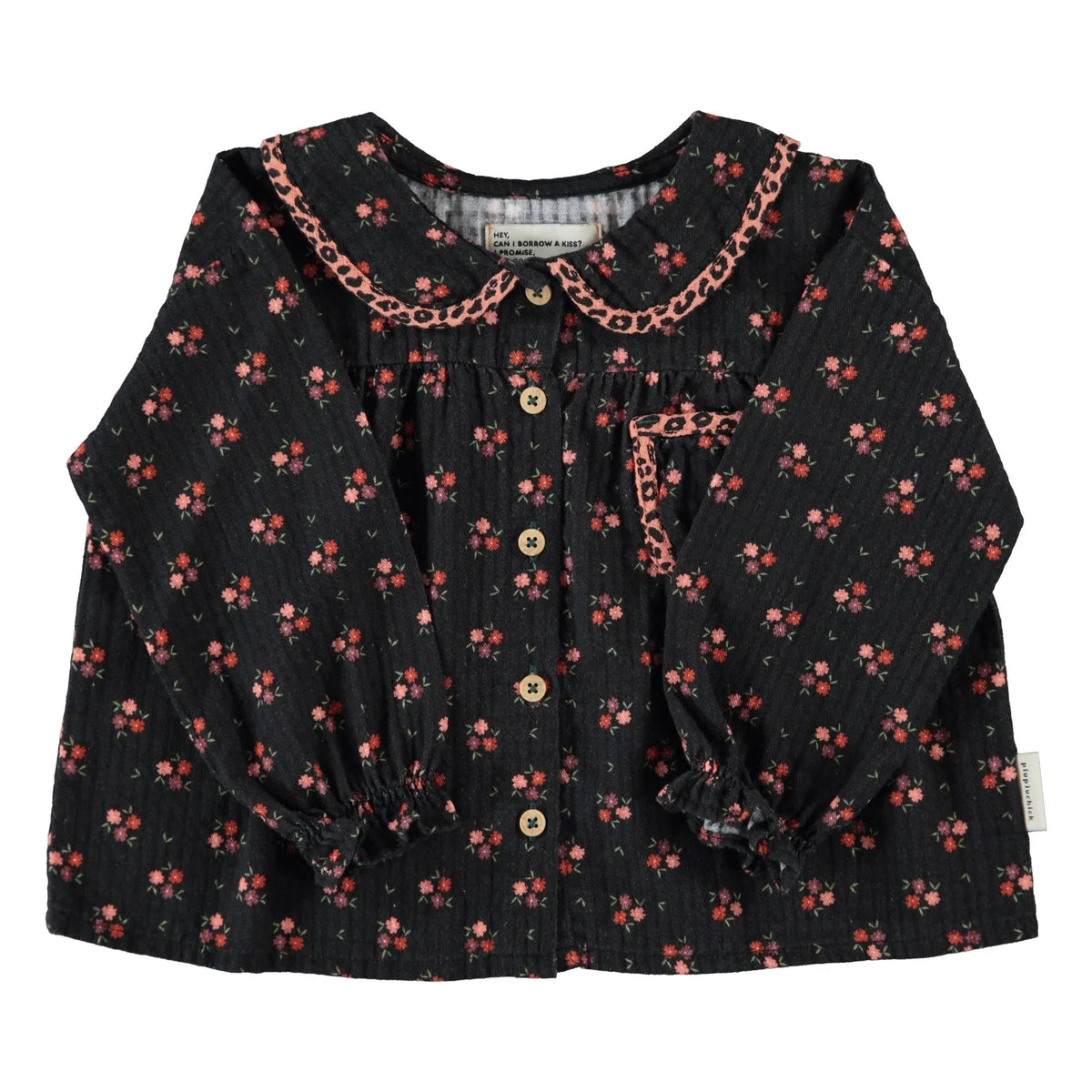 Piupiuchick - Floral Blouse | Black