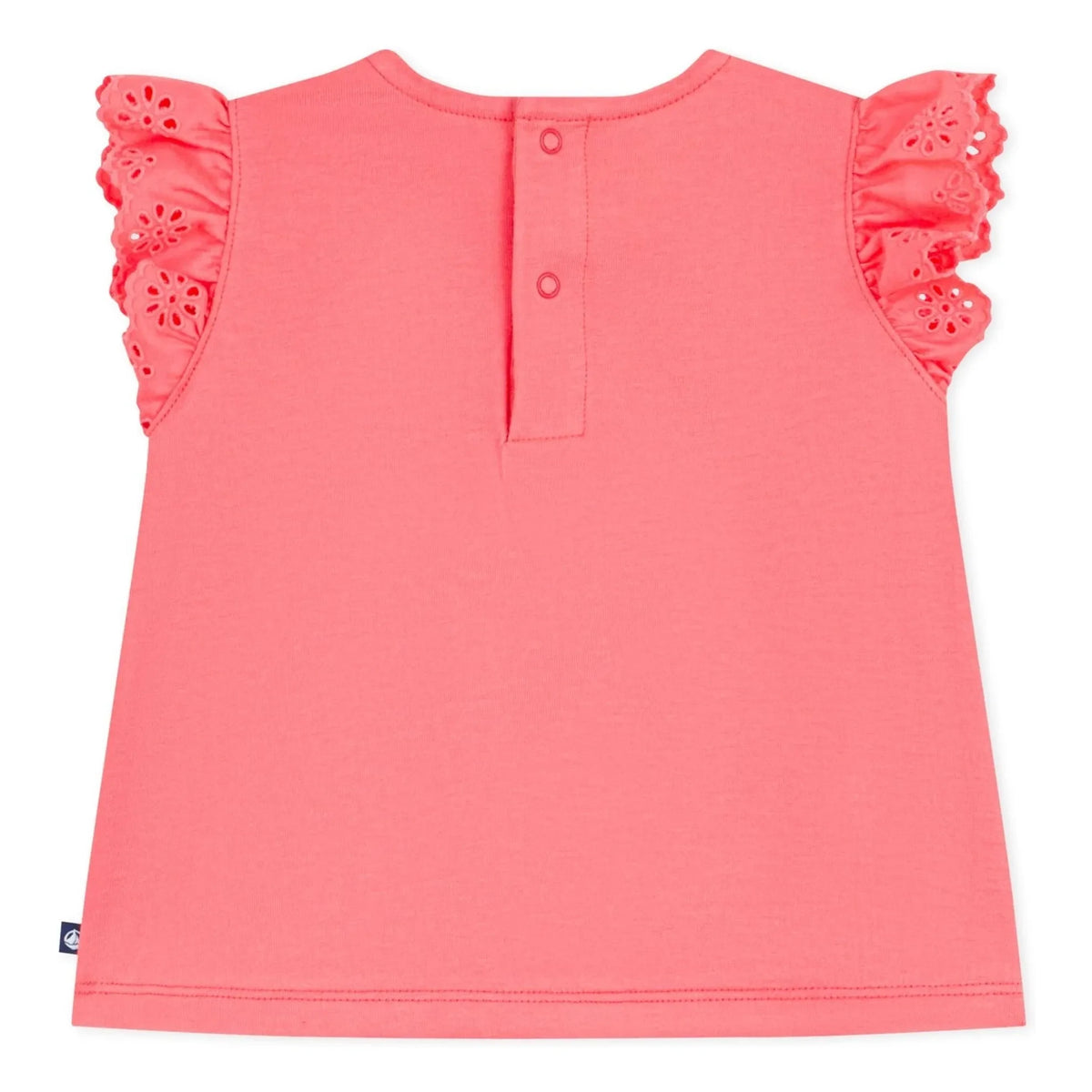 Petit Bateau - Broderie Anglaise T-Shirt | Coral
