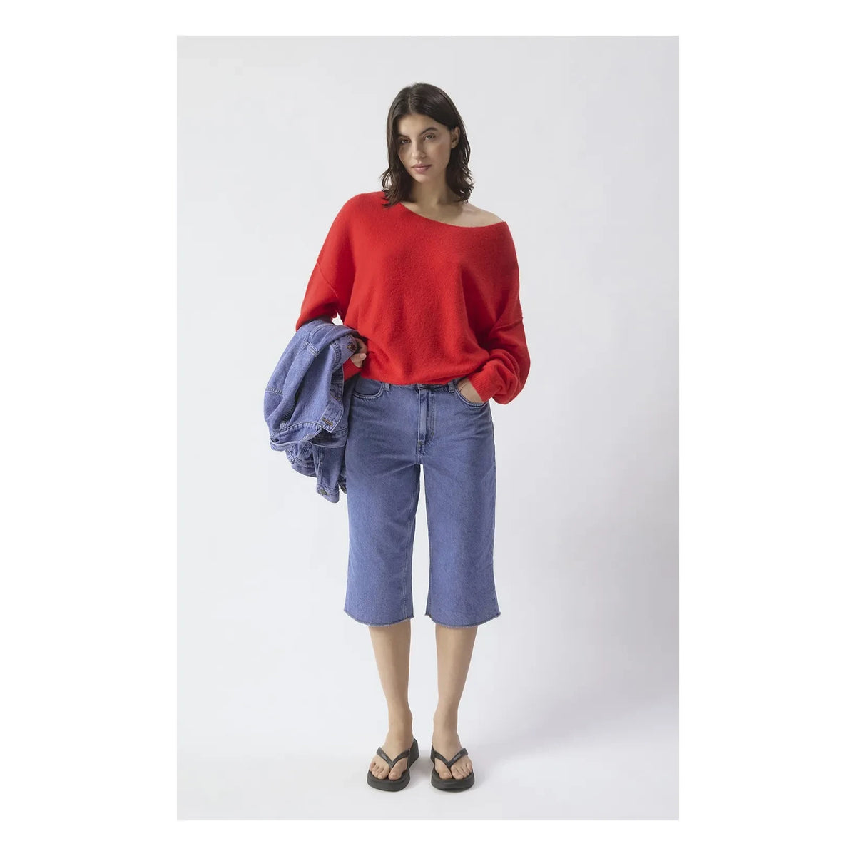 American Vintage - Damsville Wool Sweater | Red