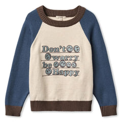 Fliink - Alon Be Happy Sweater | Blue