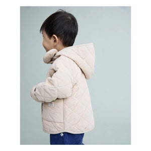 Búho - Quilted Velours Cotton Bio Hat | Sand
