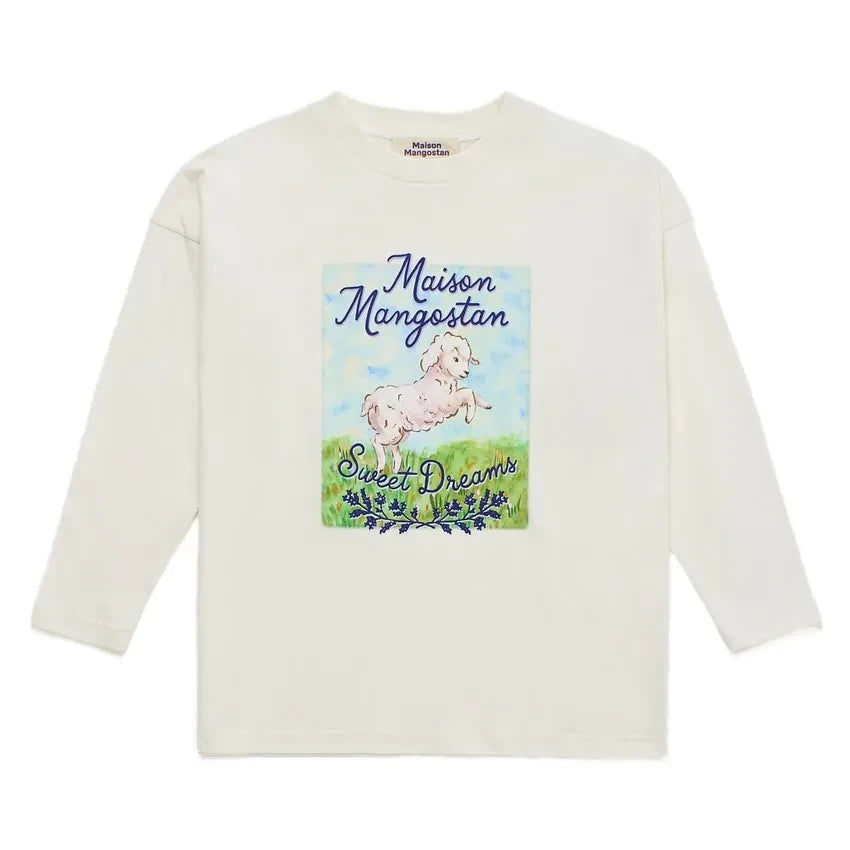 Maison Mangostan - Sweet Dreams Sheep T-Shirt | Ivory