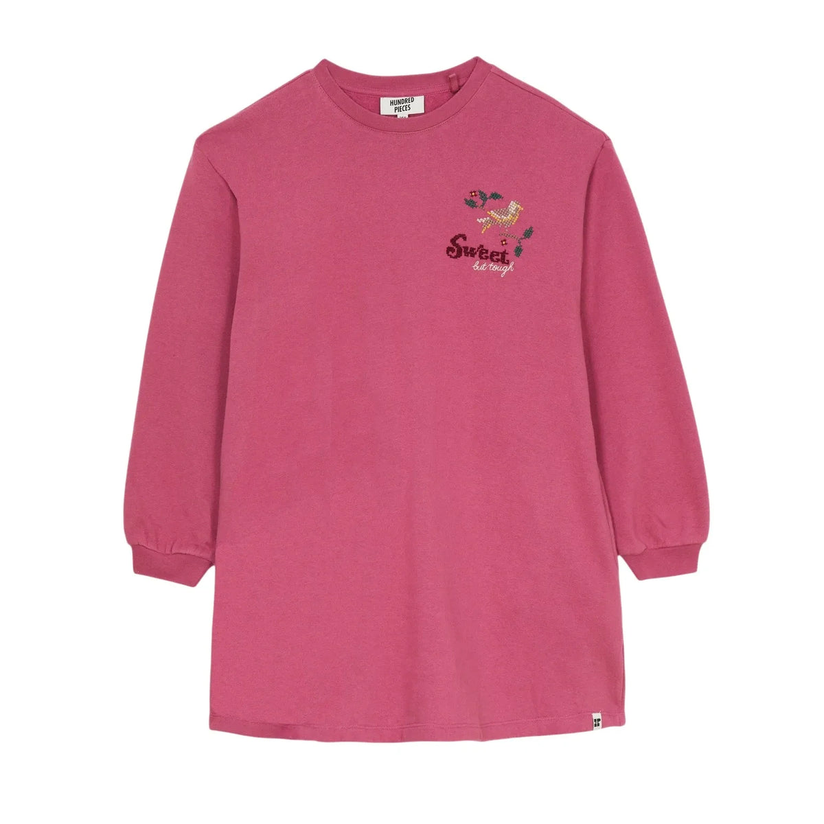 Hundred Pieces - Briona Birds Dress | Dusty Pink
