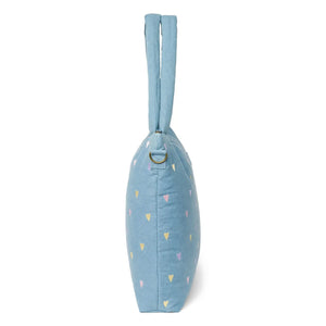 Studio Noos - Hearts Denim Baby Diaper Bag