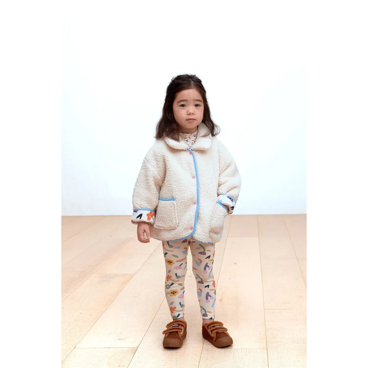 Petit Stella - Floral Print Leggings | Cream