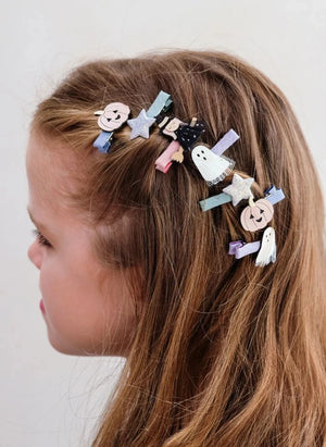 Mimi & Lula - 8-piece Halloween hair clips | Black