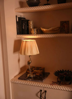 Doing Goods - Diya Silk Lampshade | Yellow