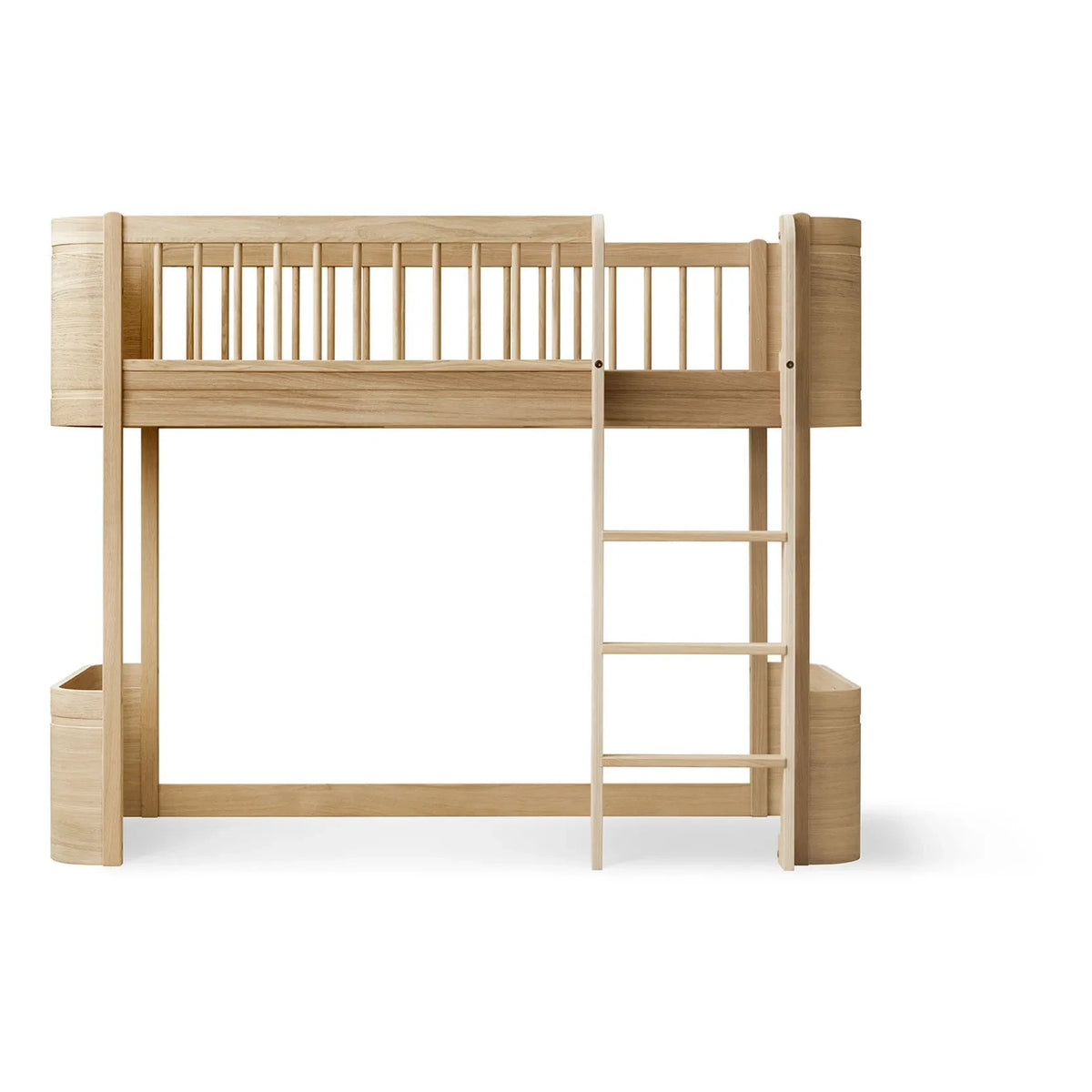 Oliver Furniture - Wood Mini+ loft bed | Oak