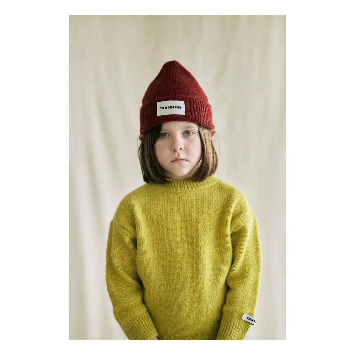 Tangerine - Solid Color Sweater | Mustard