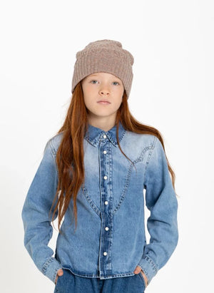 Hundred Pieces - Pauline Denim Shirt | Light Denim