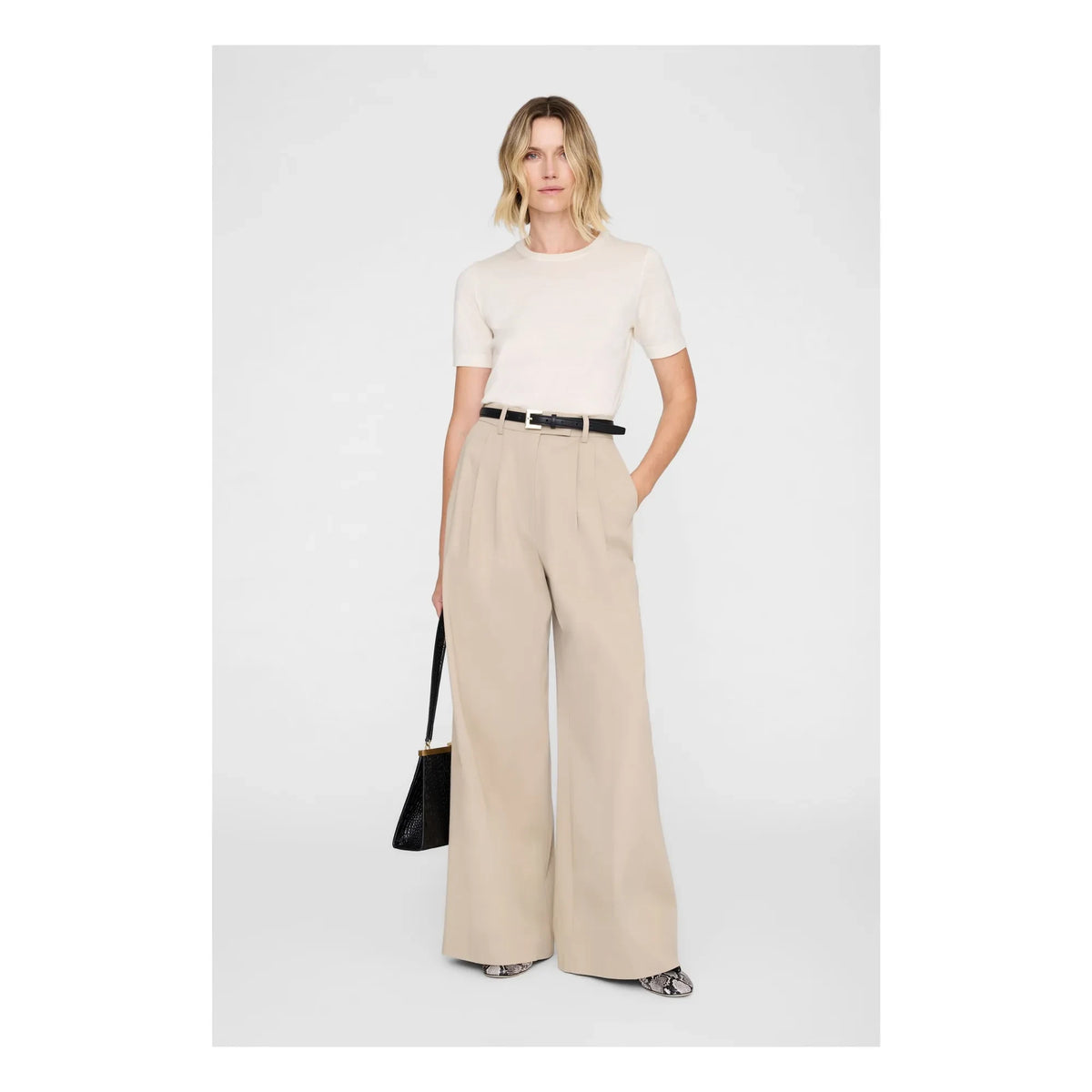 Anine Bing - Lou Pants | Beige
