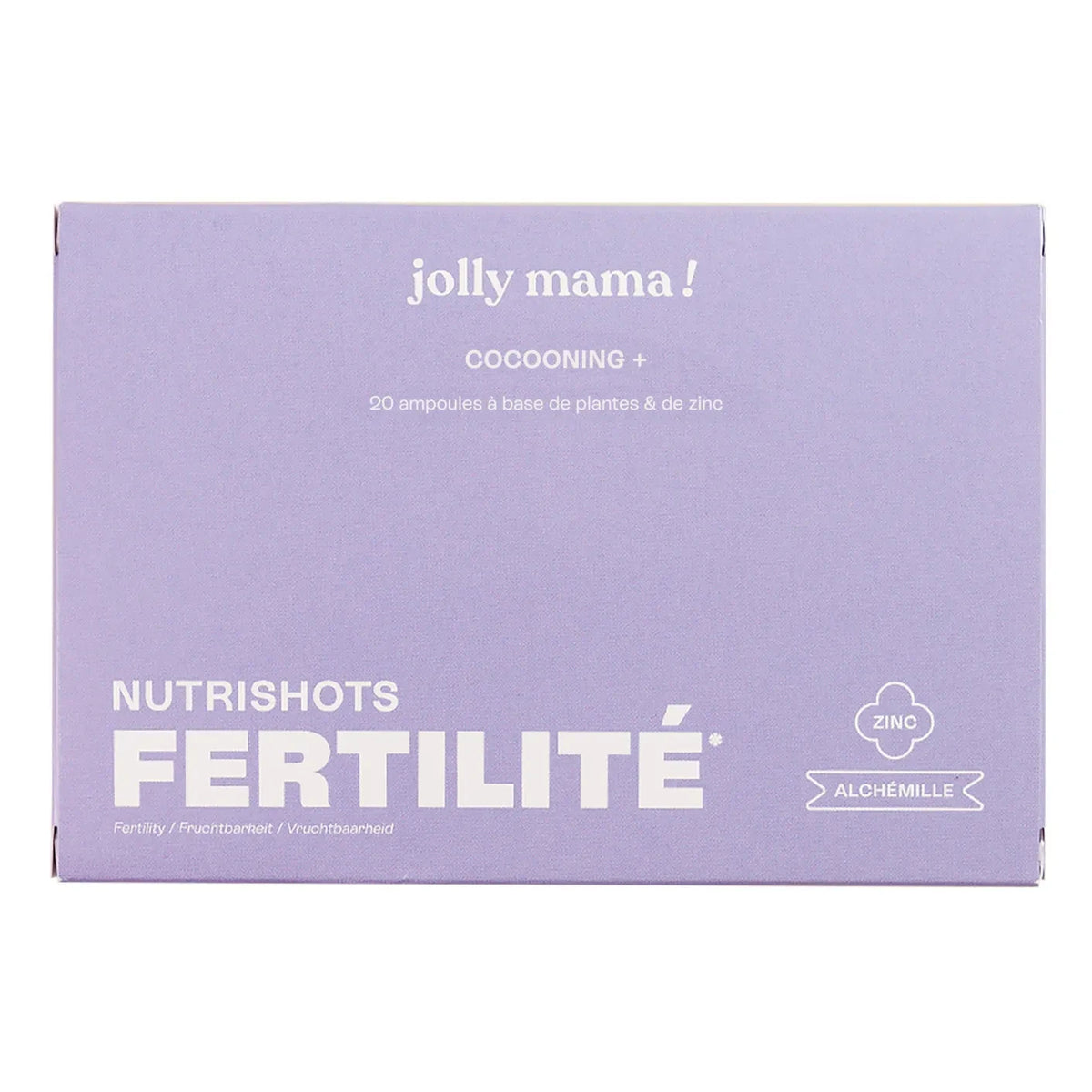 Jolly Mama - Nutrishots Boost Fertility Dietary Supplement - 20 x 10 ml Bottles