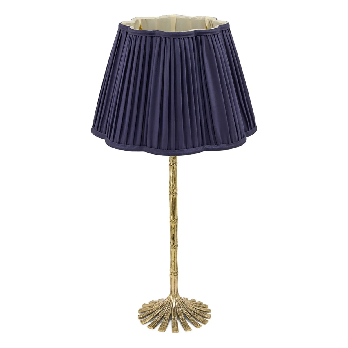 Doing Goods - Diya Silk Lampshade | Midnight Blue