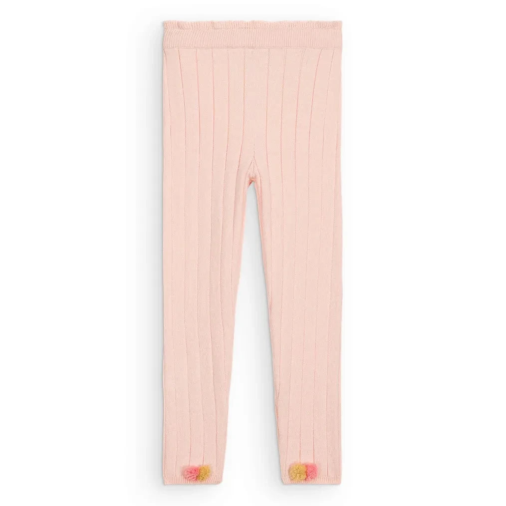 Louise Misha - Moldavia Ribbed Tights | Pink