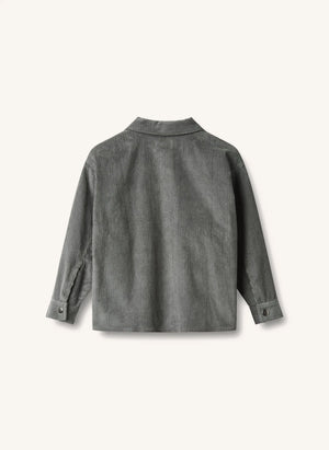 Wheat - Marcel Coton Bio Shirt | Grey Melange