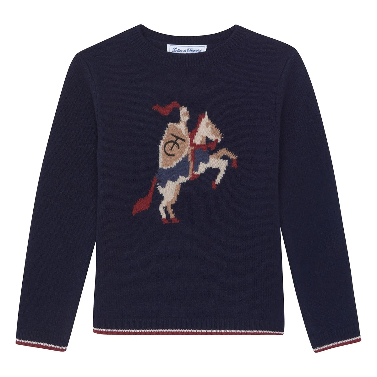 Tartine et Chocolat - Chevalier Wool Sweater | Navy