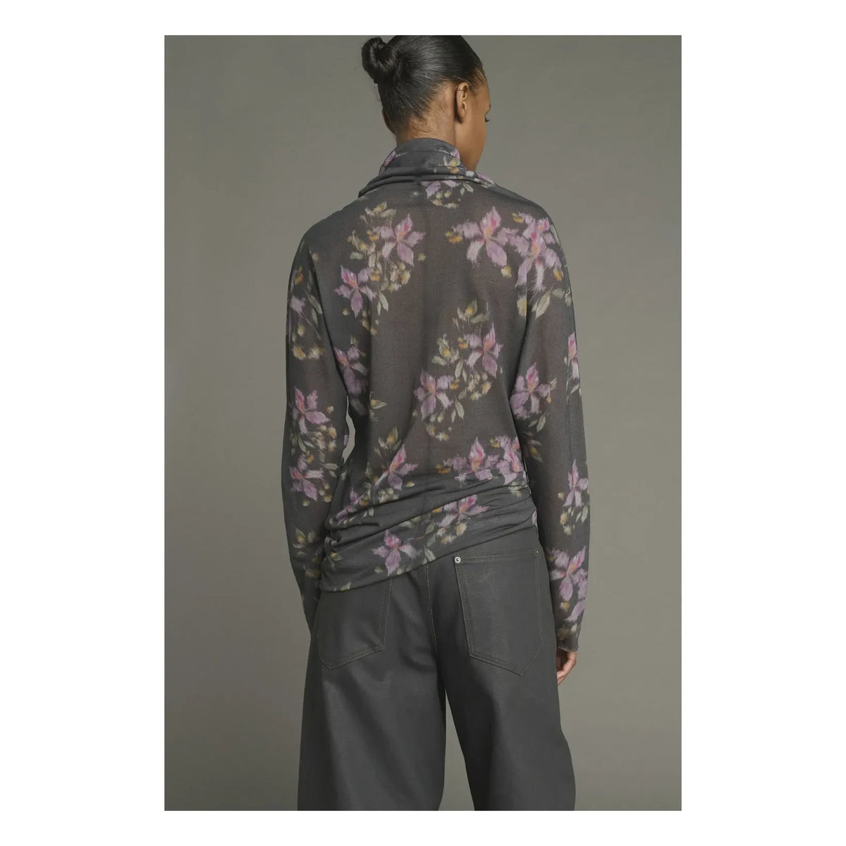 Soeur - Lisia Cotton Dropped Top | Charcoal Grey