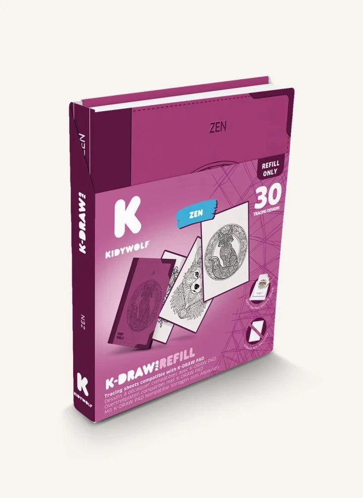 Kidywolf - Refills for K-Draw Pad - Zen