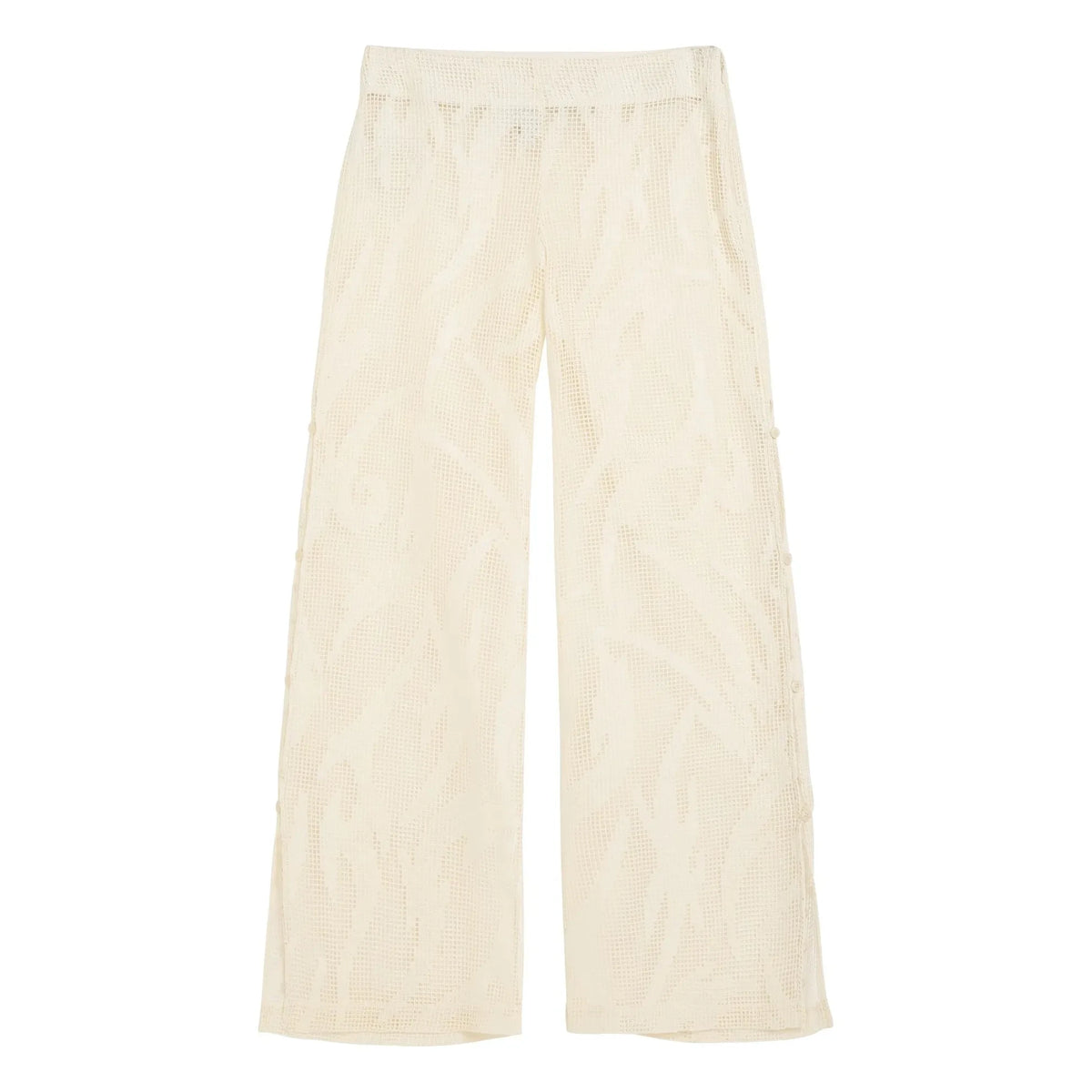 OAS - Tribalo Tavon Crochet Pants | Ivory