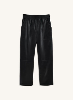 Anine Bing - Billy Leather Pants | Black